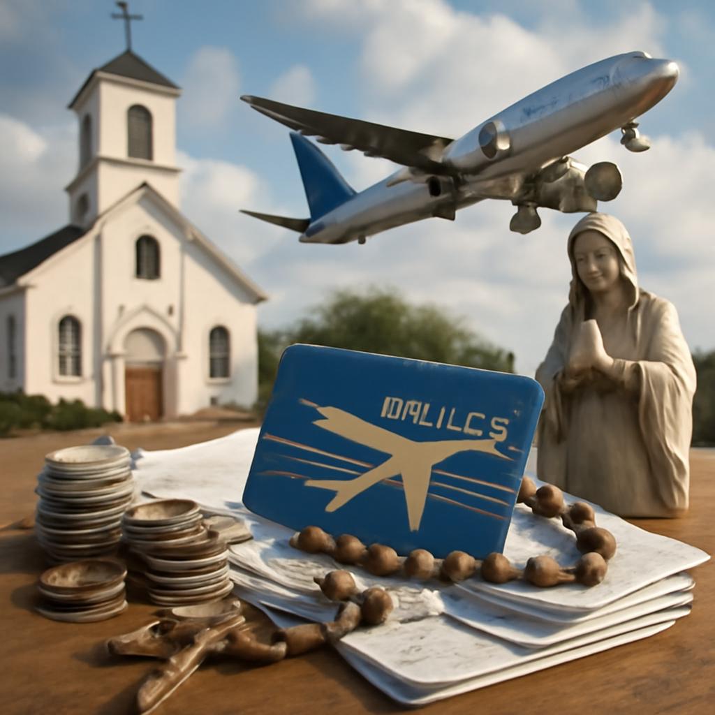 milhas para serviços religiosos