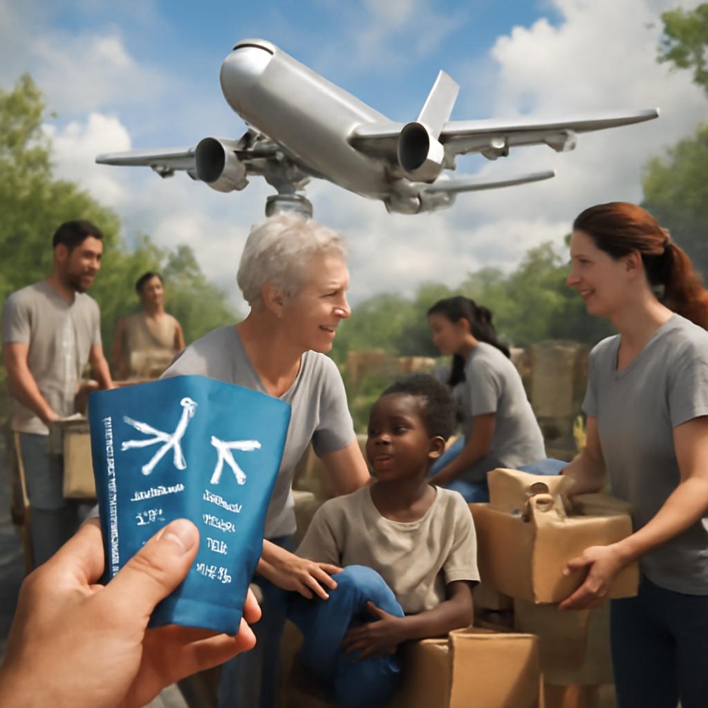 milhas para serviços sociais