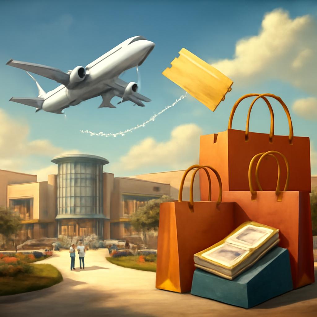 milhas para shopping centers