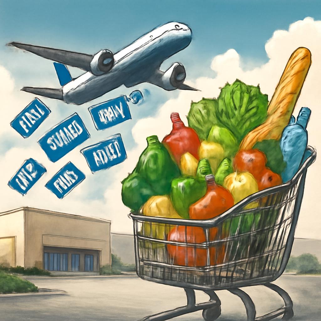 milhas para supermercados
