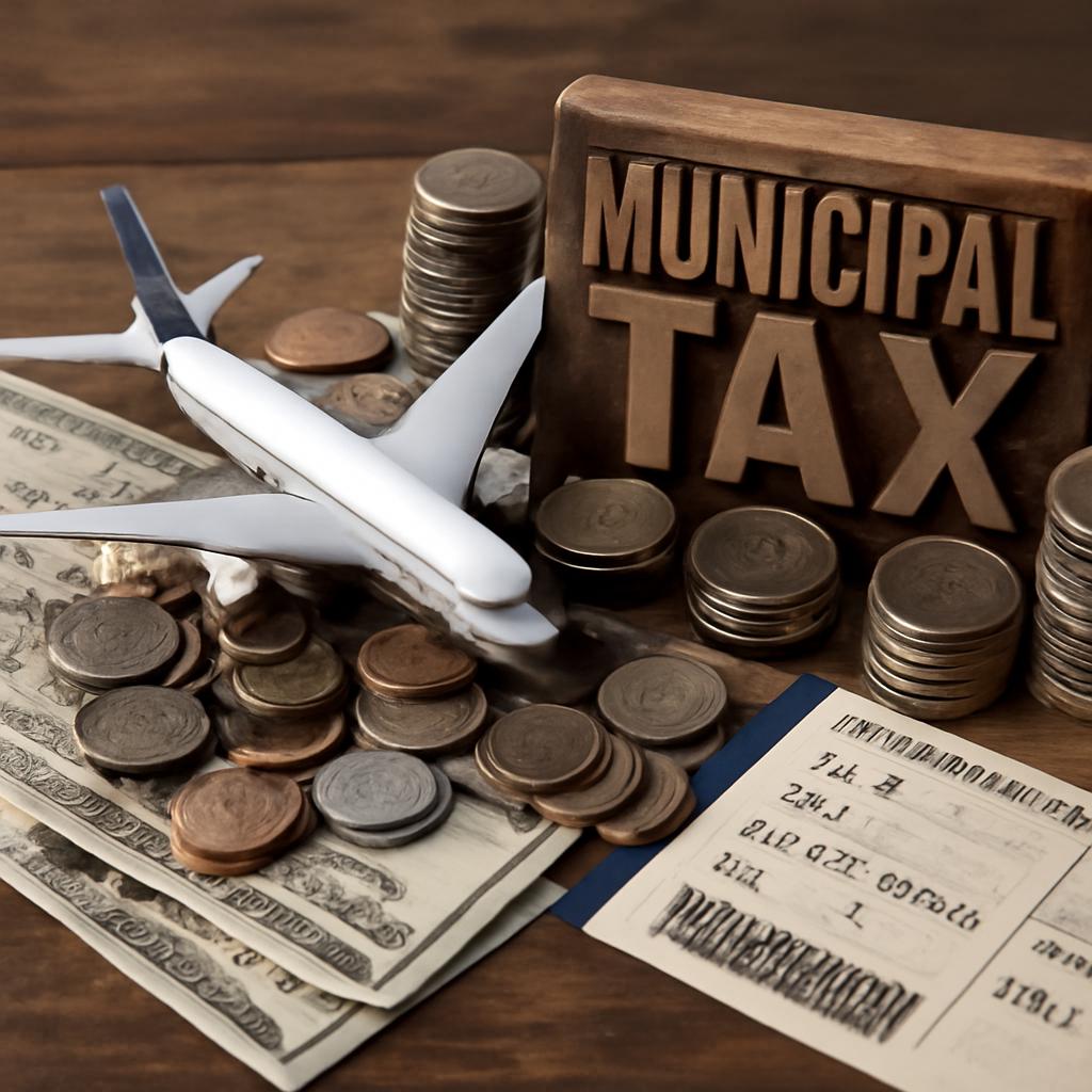 milhas para taxas municipais