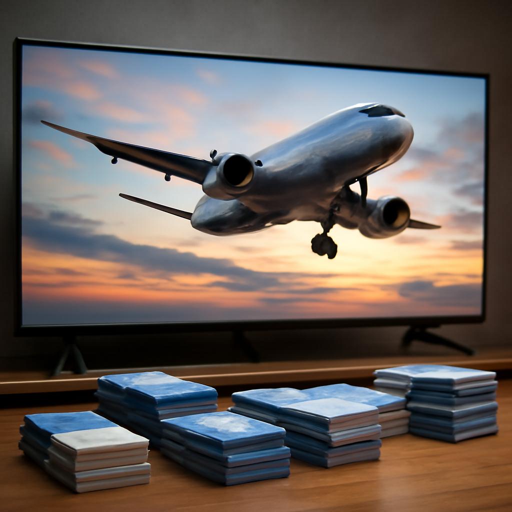 milhas para televisão digital