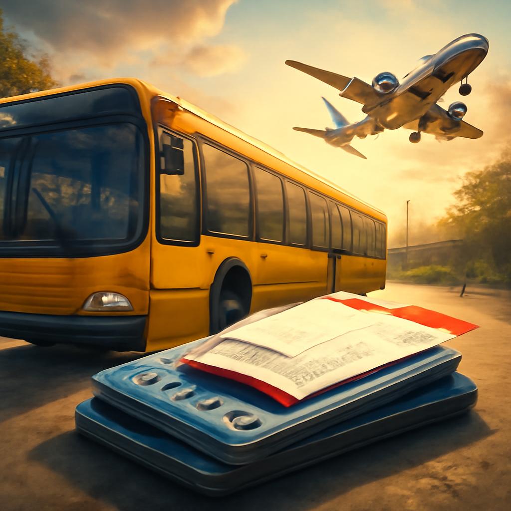 milhas para transporte coletivo