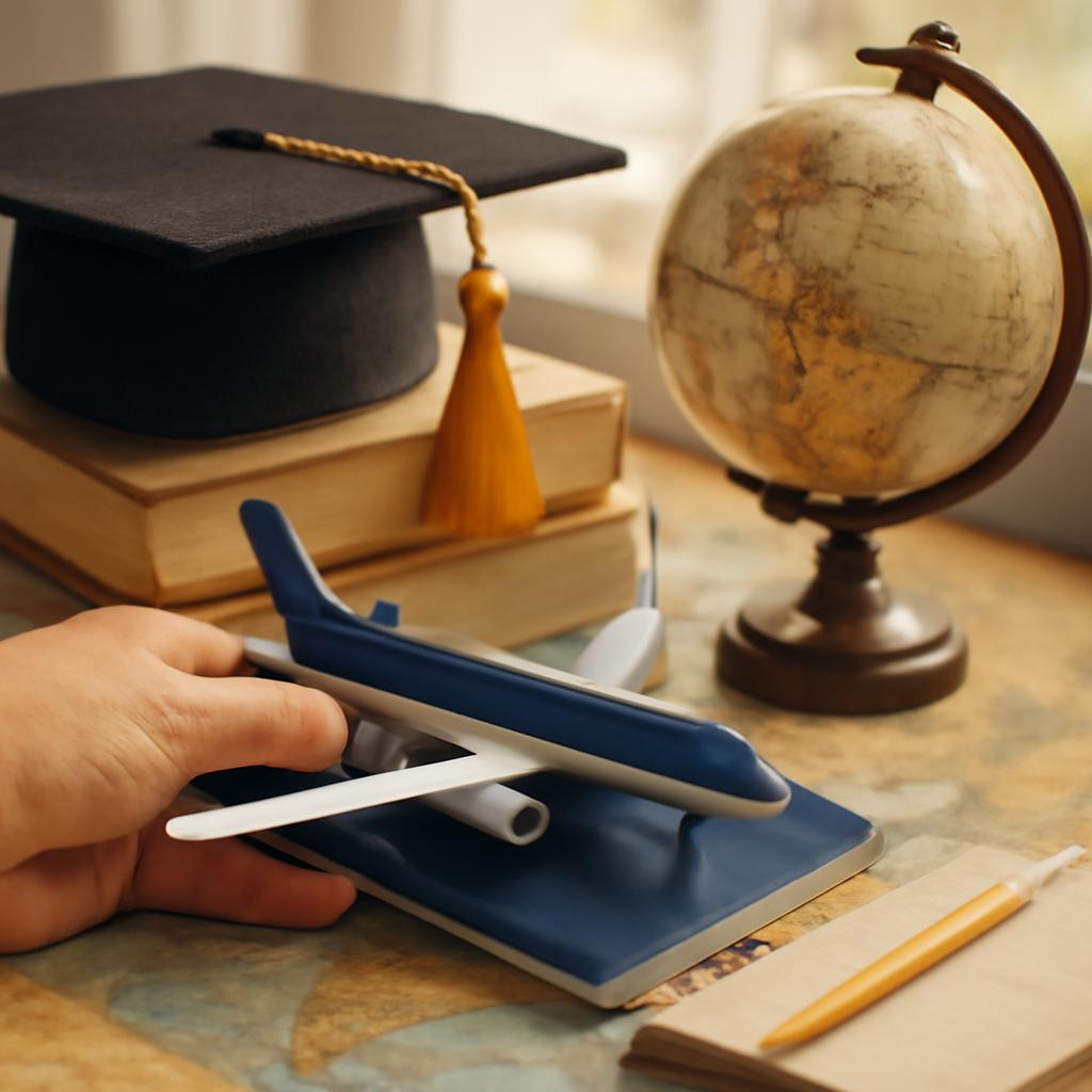 milhas para turismo de estudo