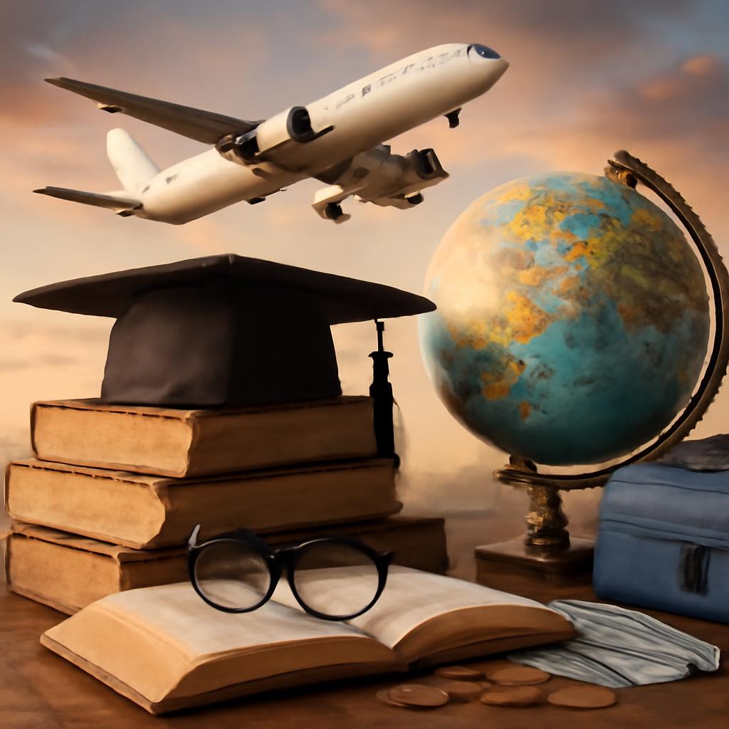 milhas para viagens de estudo