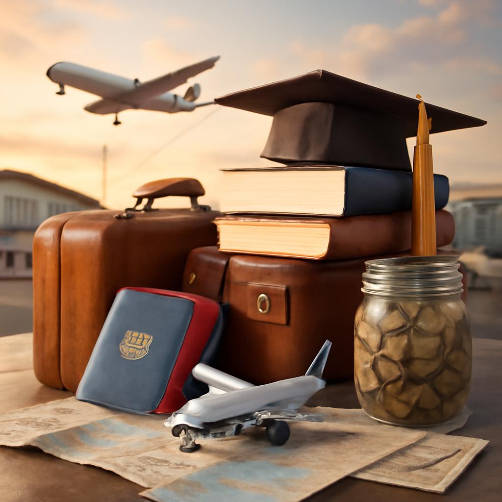 milhas para viagens de estudos