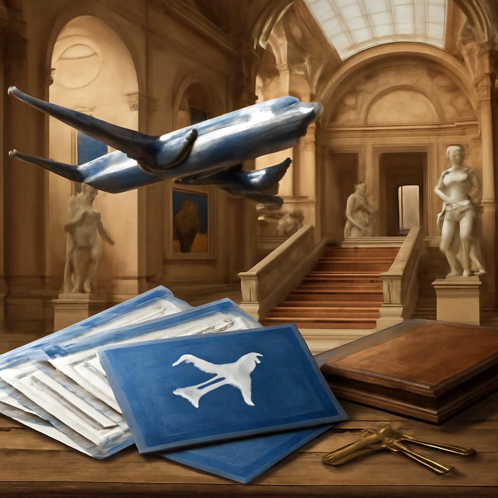 milhas para visita a museus