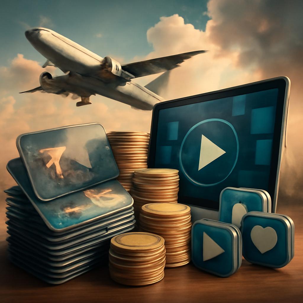 milhas para visualizações digitais