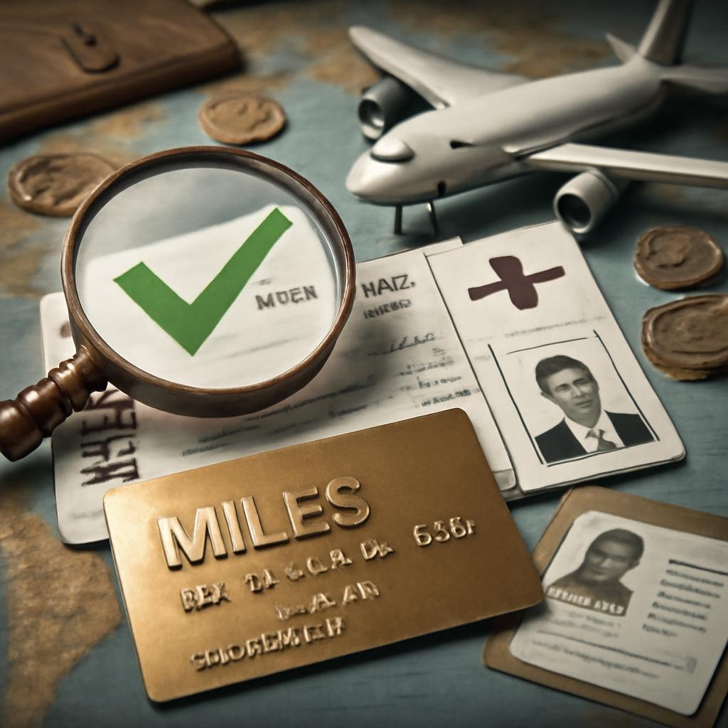 milhas verificadas
