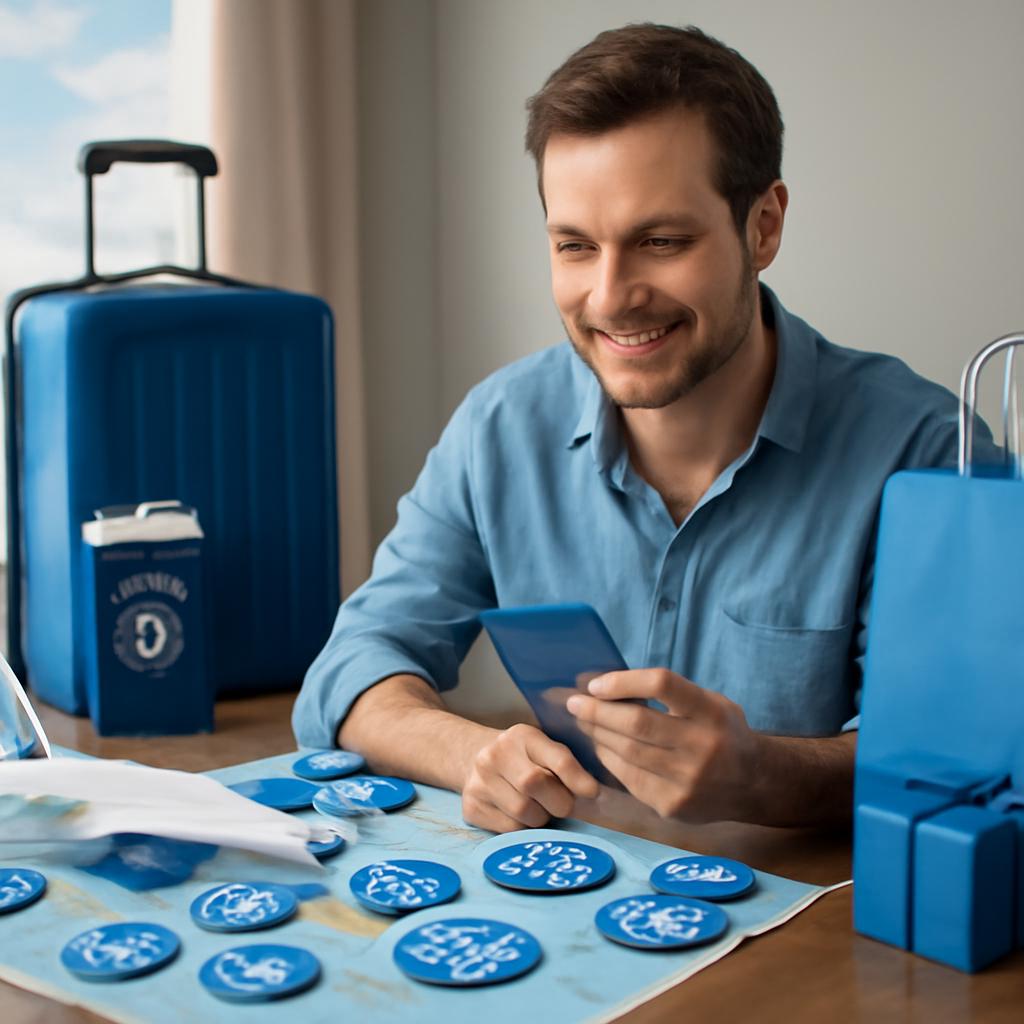 o que fazer com pontos tudo azul
