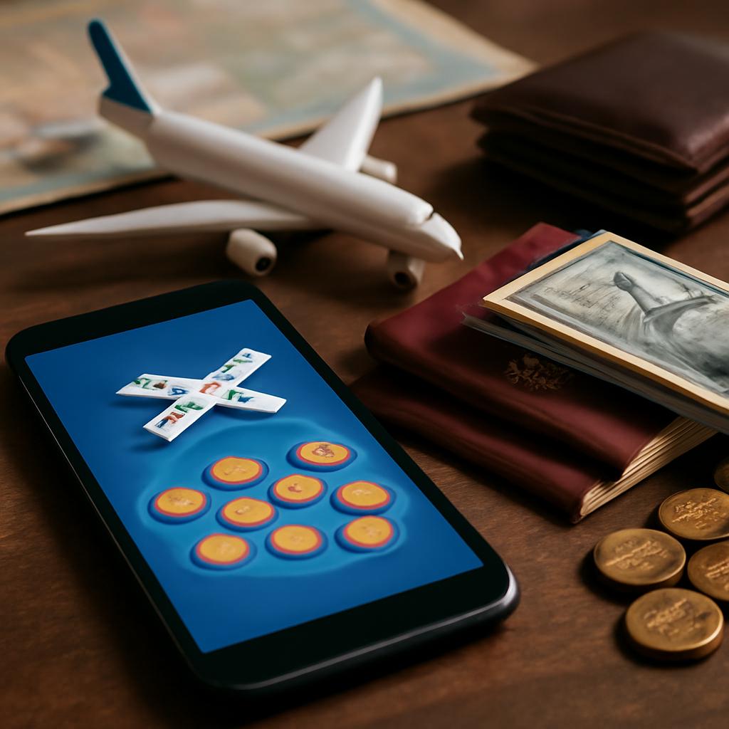pontos para aplicações em viagens
