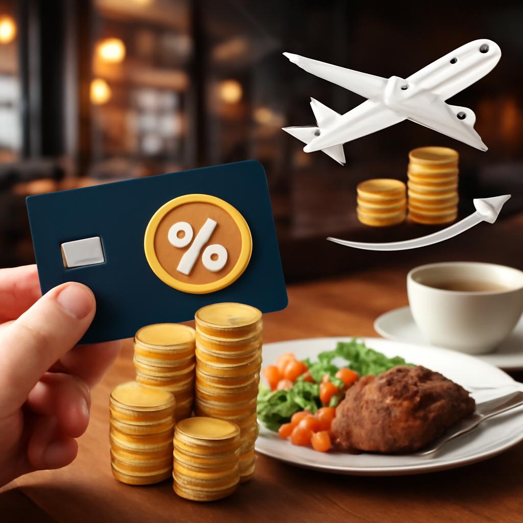 pontos para descontos em restaurantes