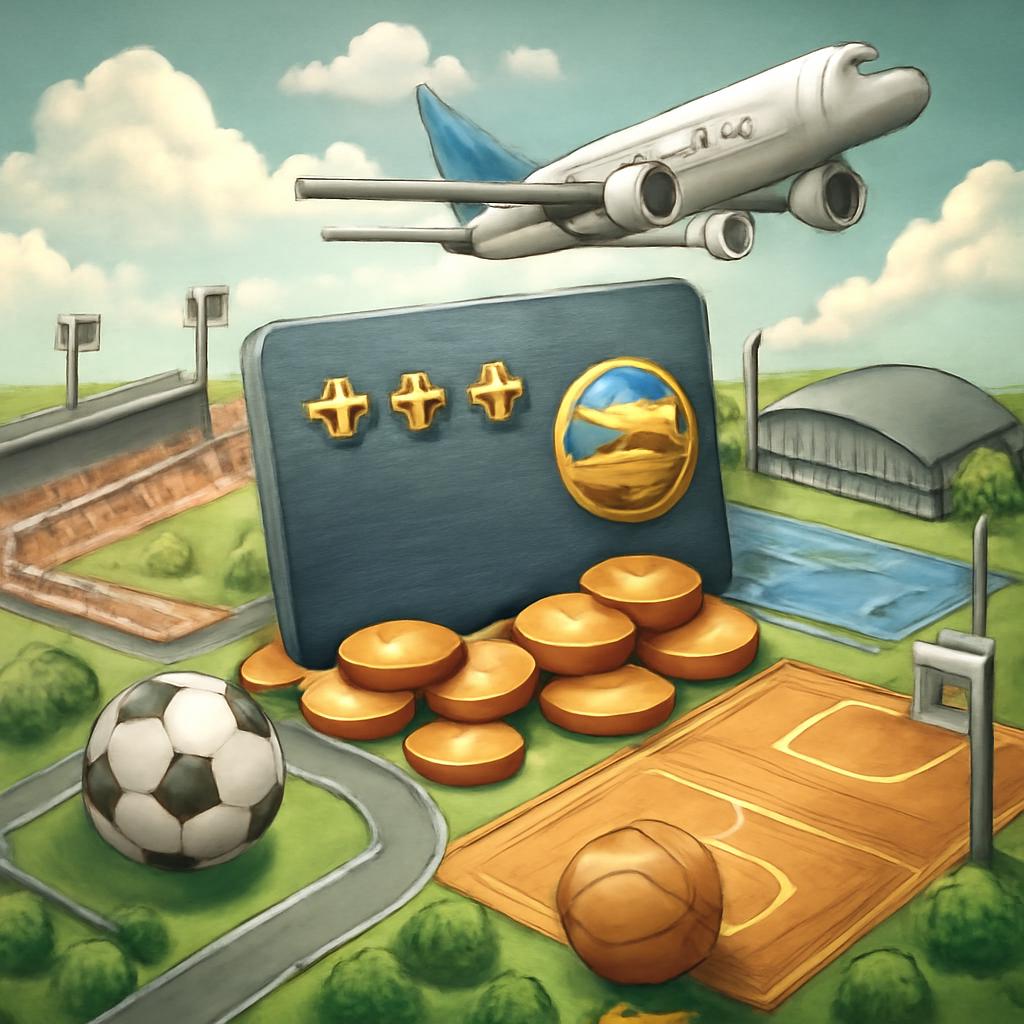pontos para infraestrutura esportiva