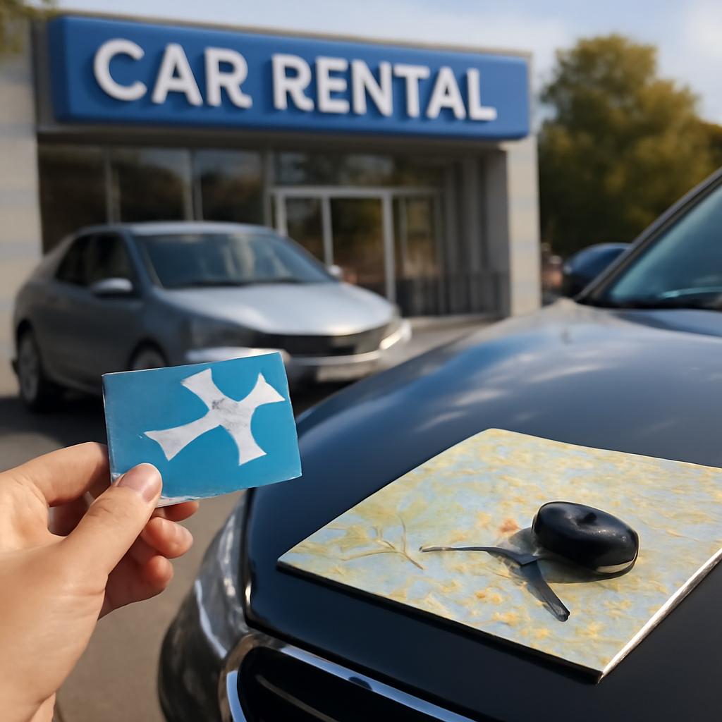 pontos para locação de carros