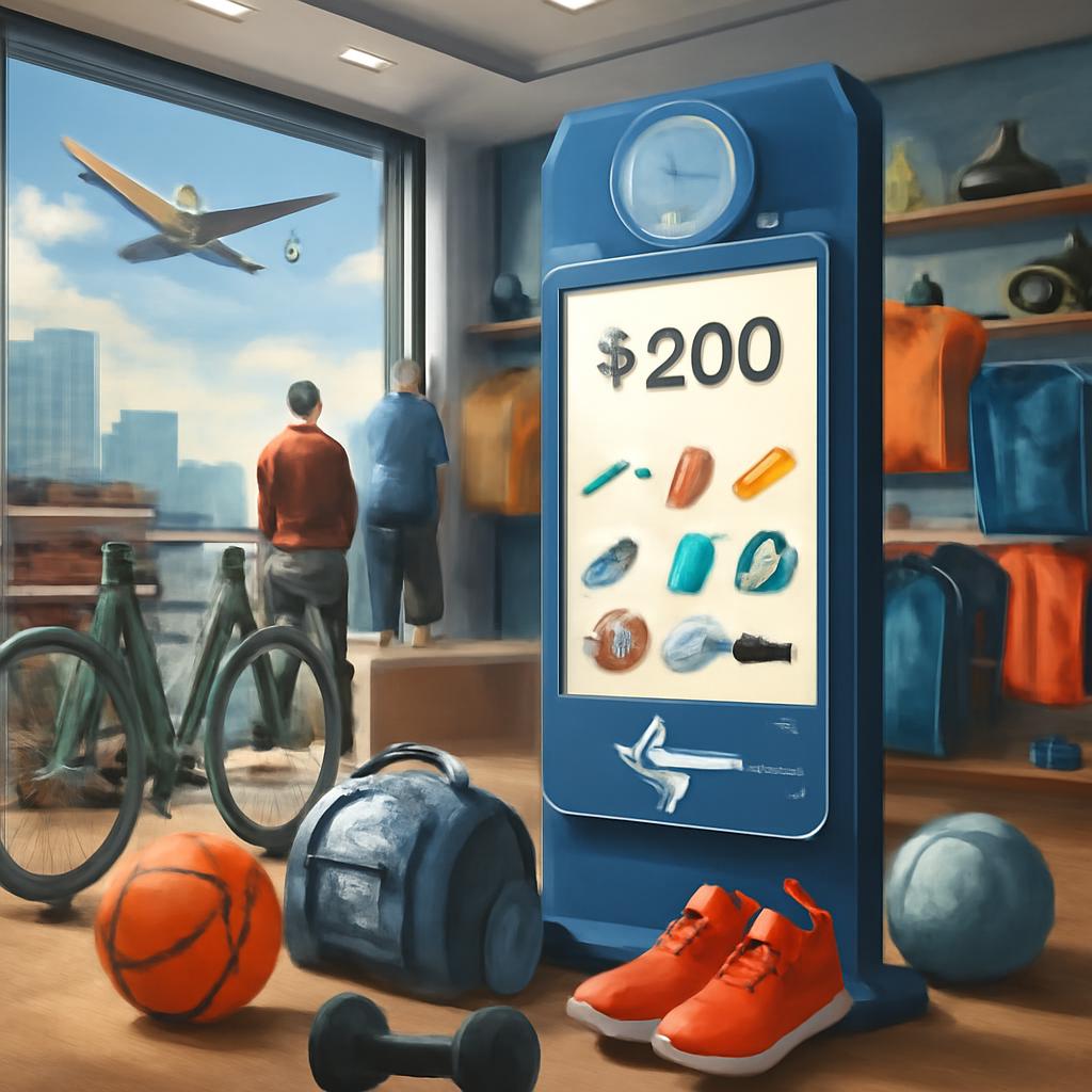pontos para lojas de atividades esportivas