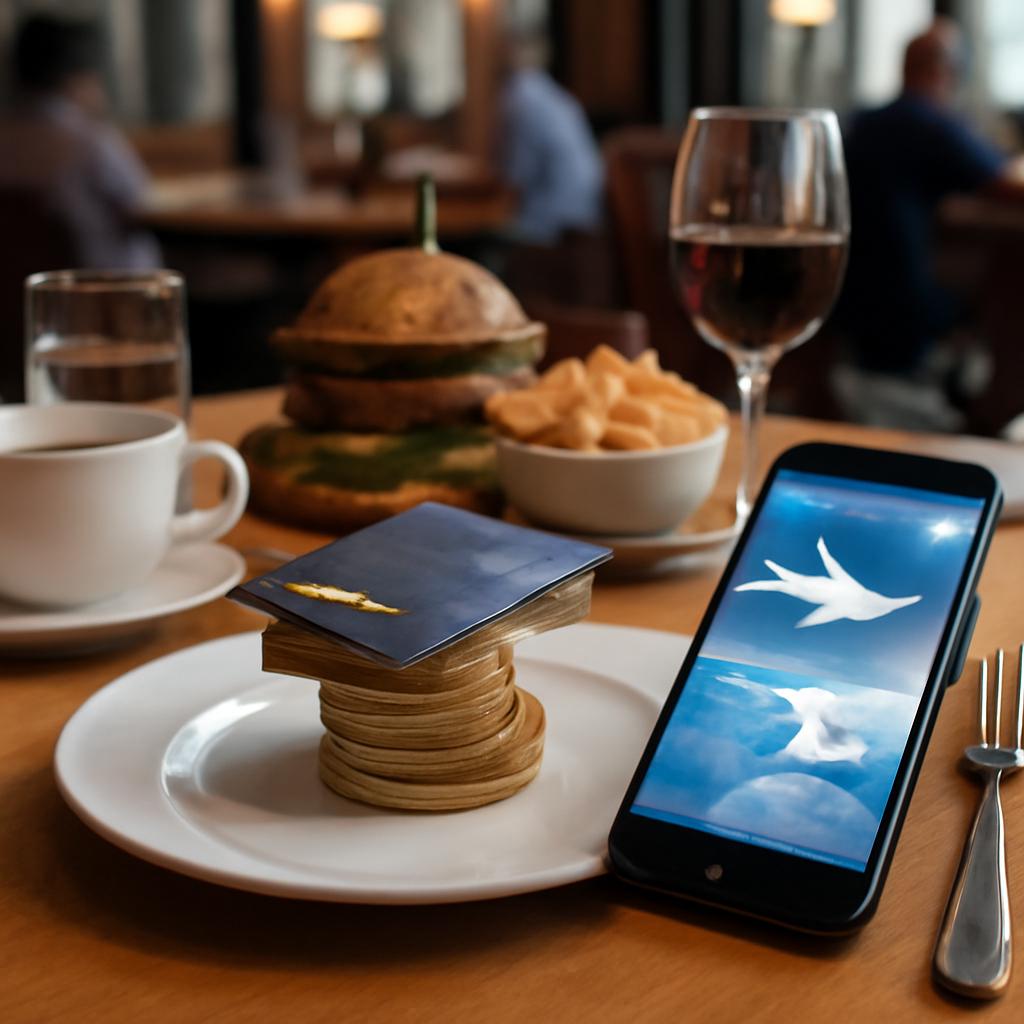 pontos para restaurantes