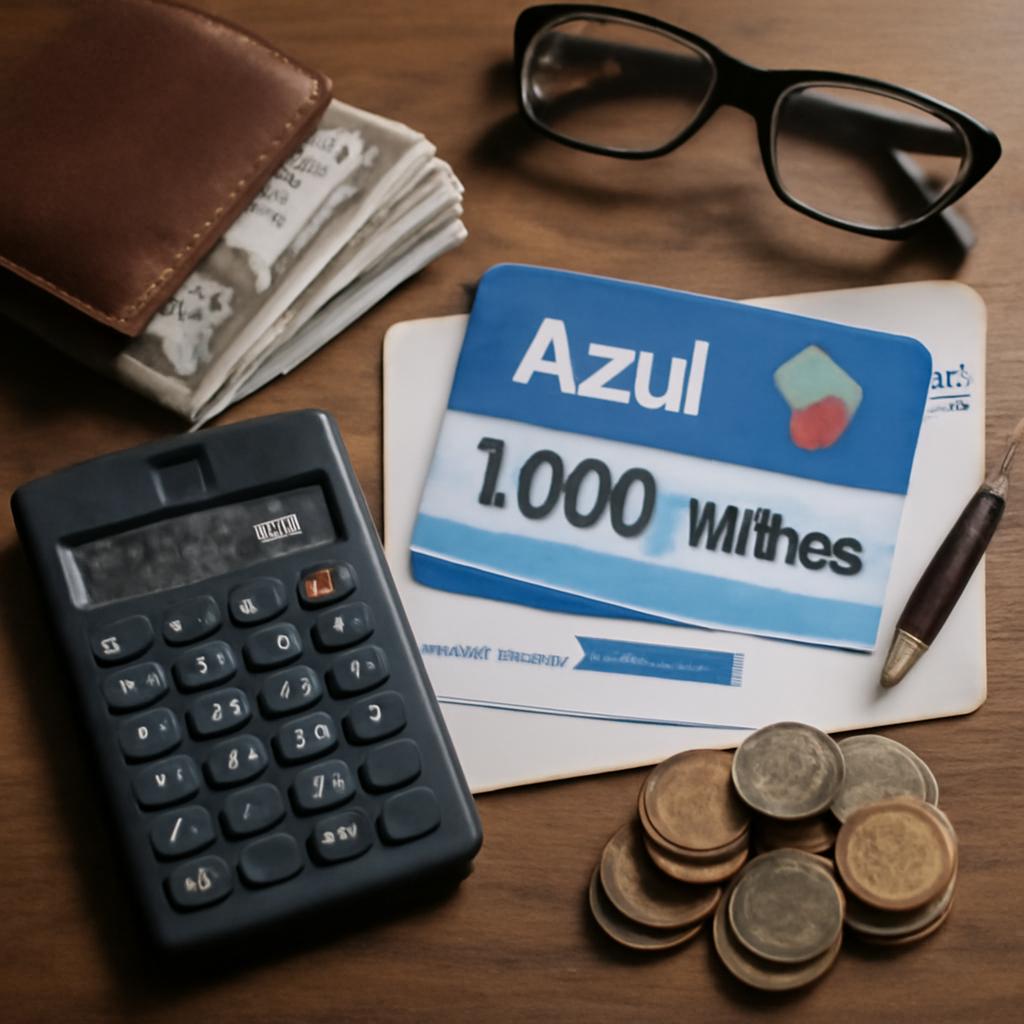 quanto custa 1000 milhas azul