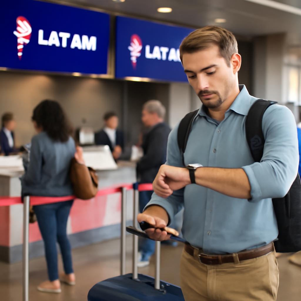 quanto tempo antes fazer check in latam