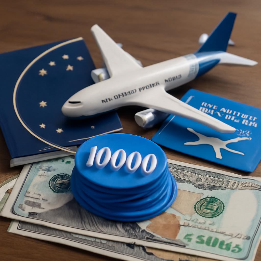 Quanto vale 10000 pontos Azul