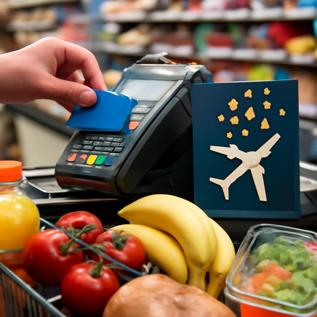 acúmulo de pontos em supermercados