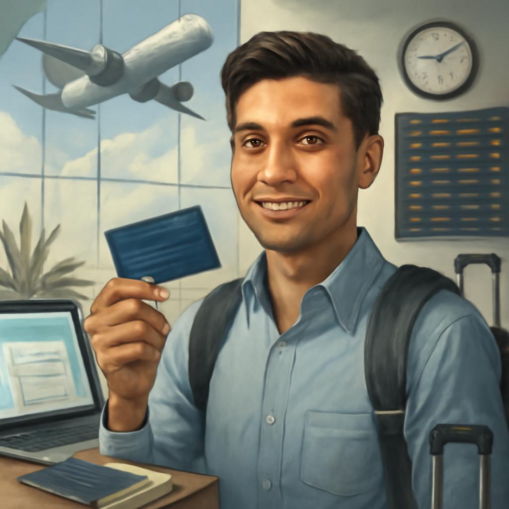 cartão para jovens profissionais