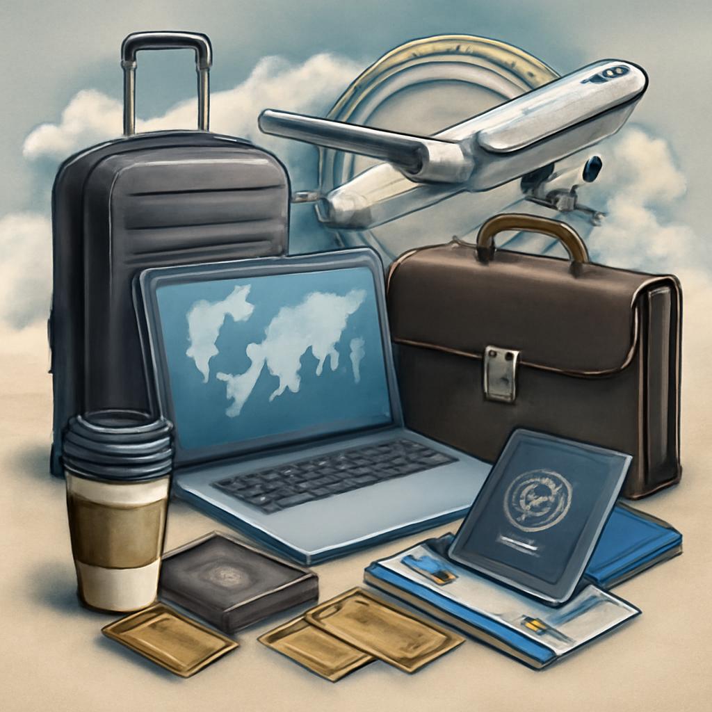 cartão para viajantes de negócios digitais