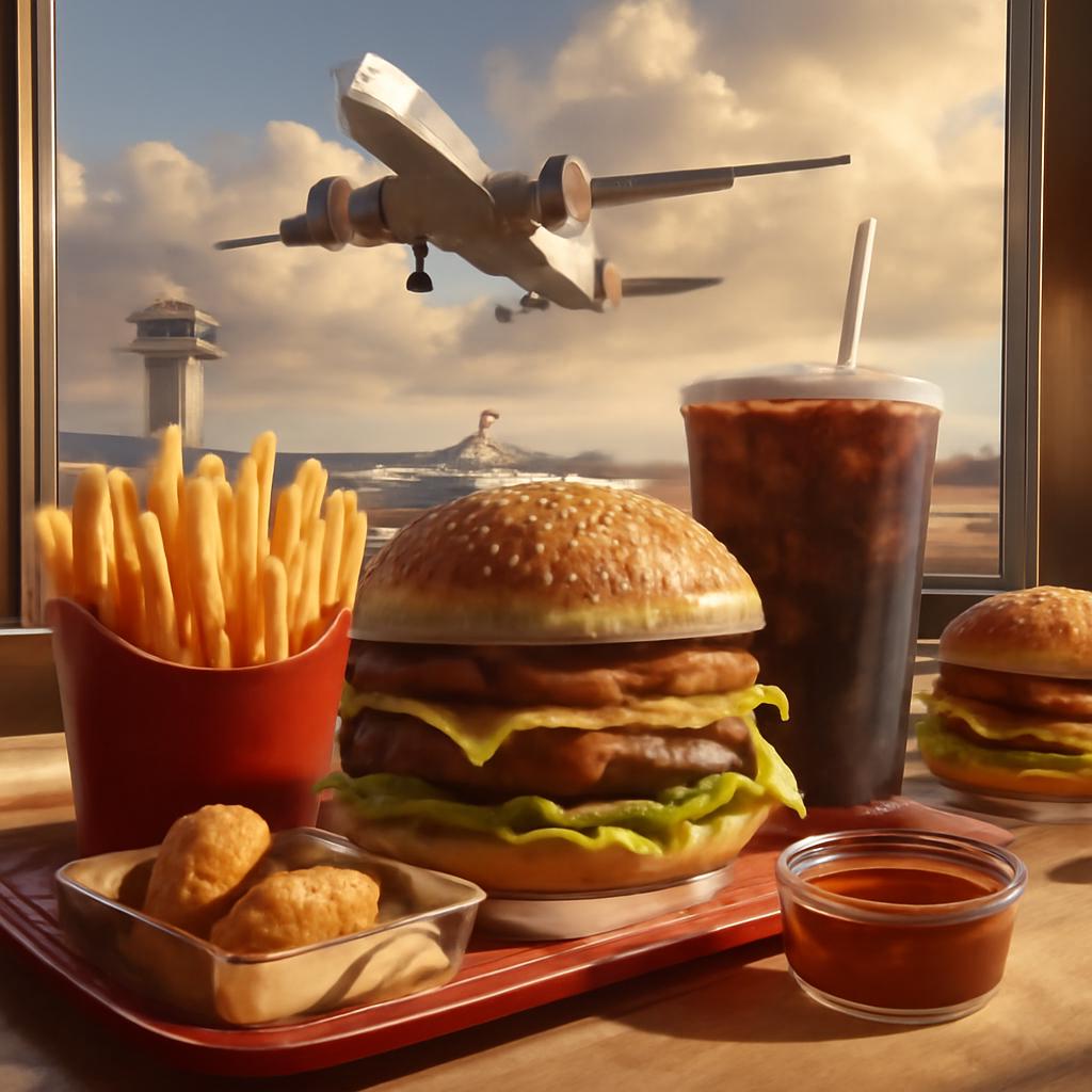milhas fast food