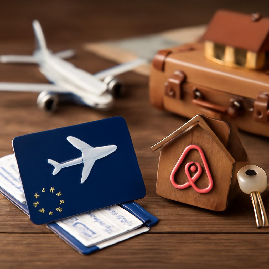 milhas para Airbnb