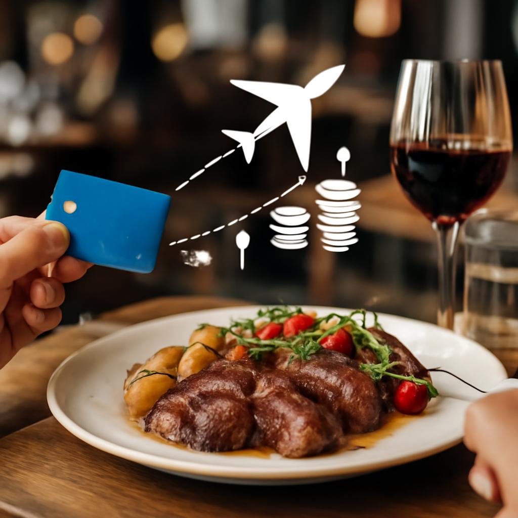 milhas para acúmulo em restaurantes