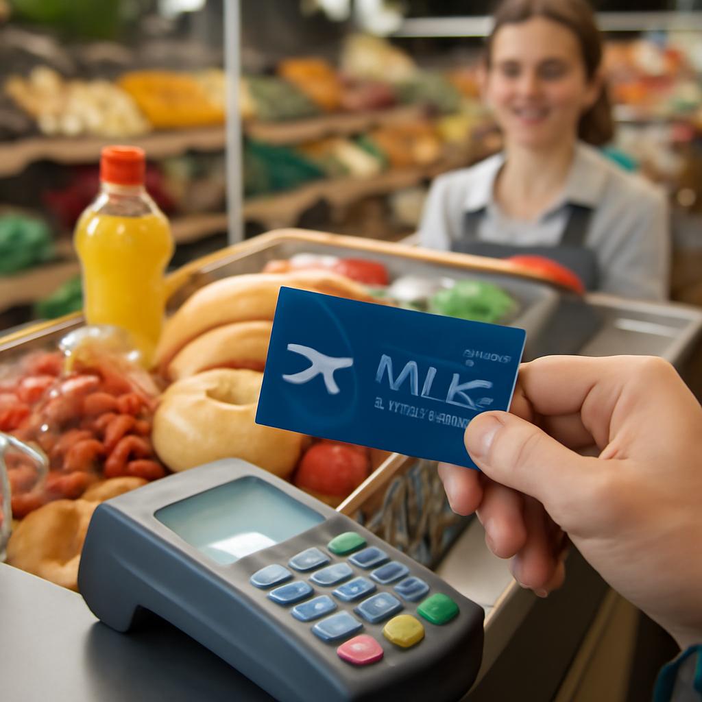 milhas para acúmulo em supermercados