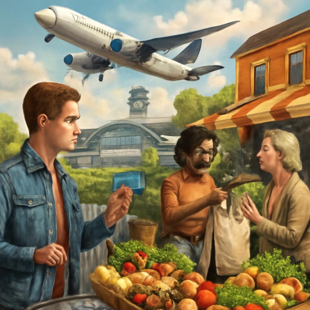 milhas para alimentação e comércio de bens comunitários