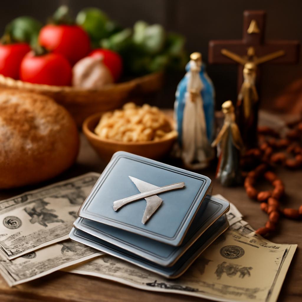 milhas para alimentação e comércio de bens religiosos