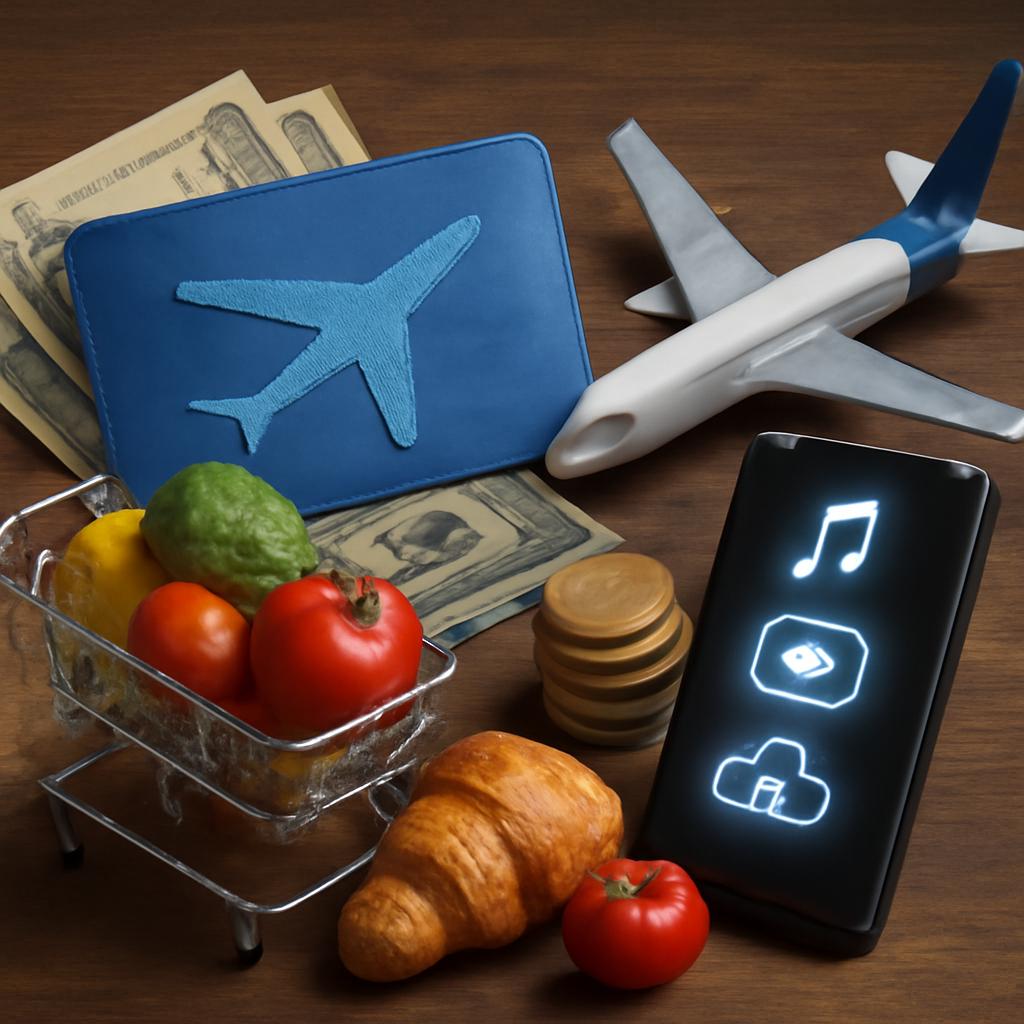 milhas para alimentação e comércio de produtos digitais