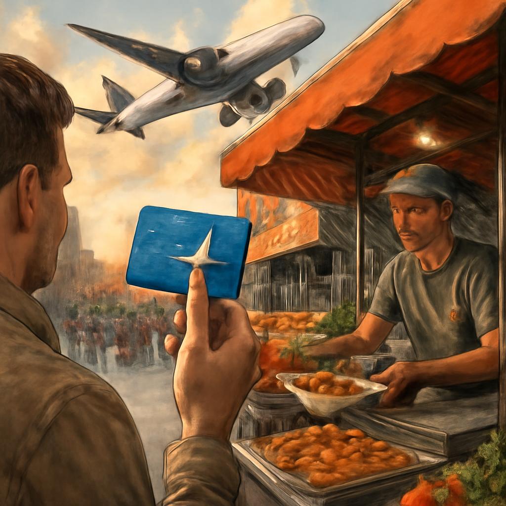 milhas para alimentação e comércio de rua