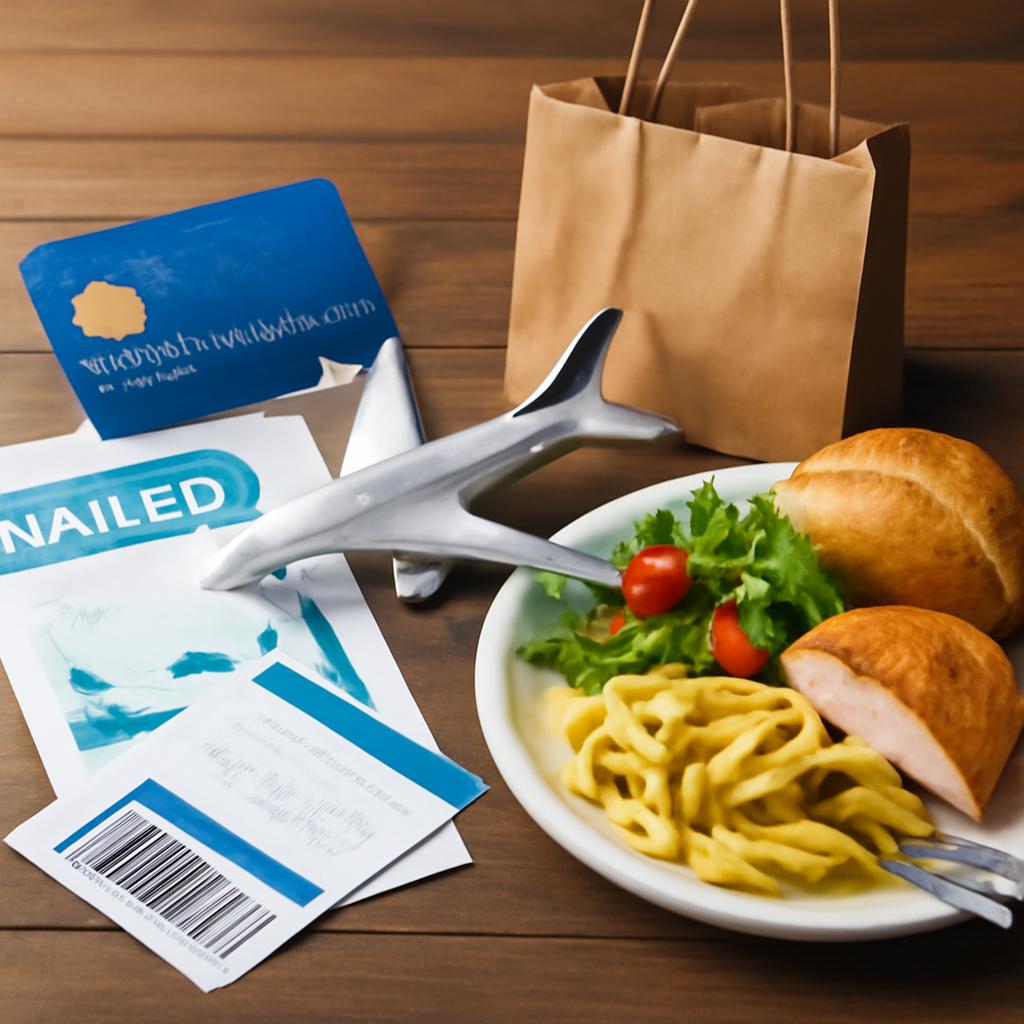 milhas para alimentação e compras antecipadas