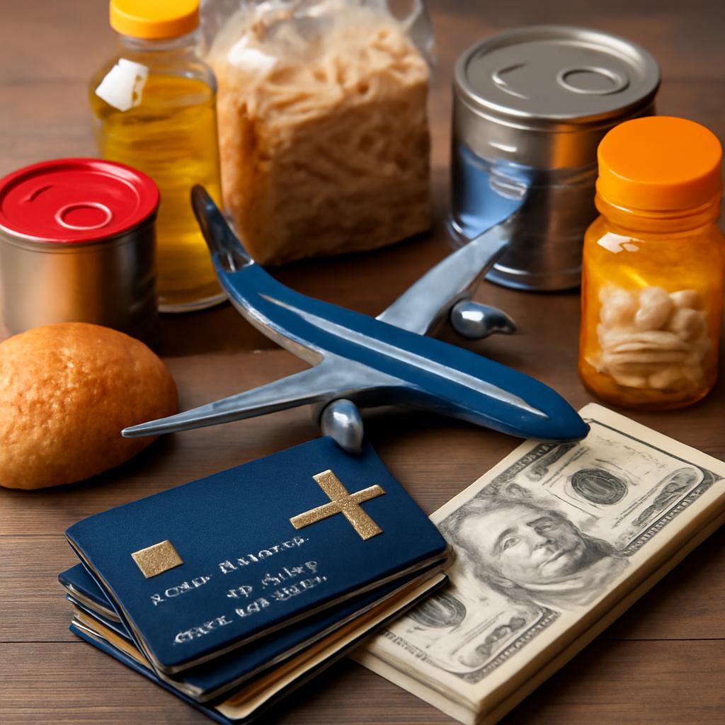 milhas para alimentação e compras emergenciais