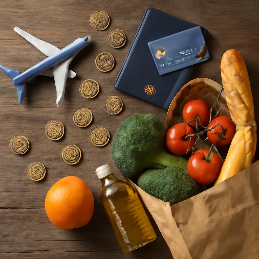 milhas para alimentação e compras recorrentes