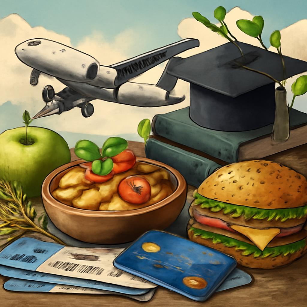 milhas para alimentação e educação