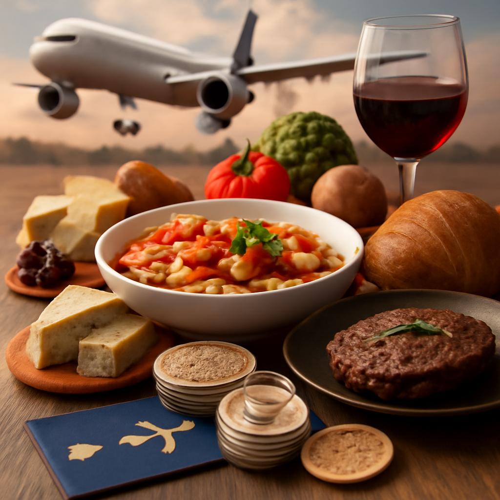 milhas para alimentação e gastronomia