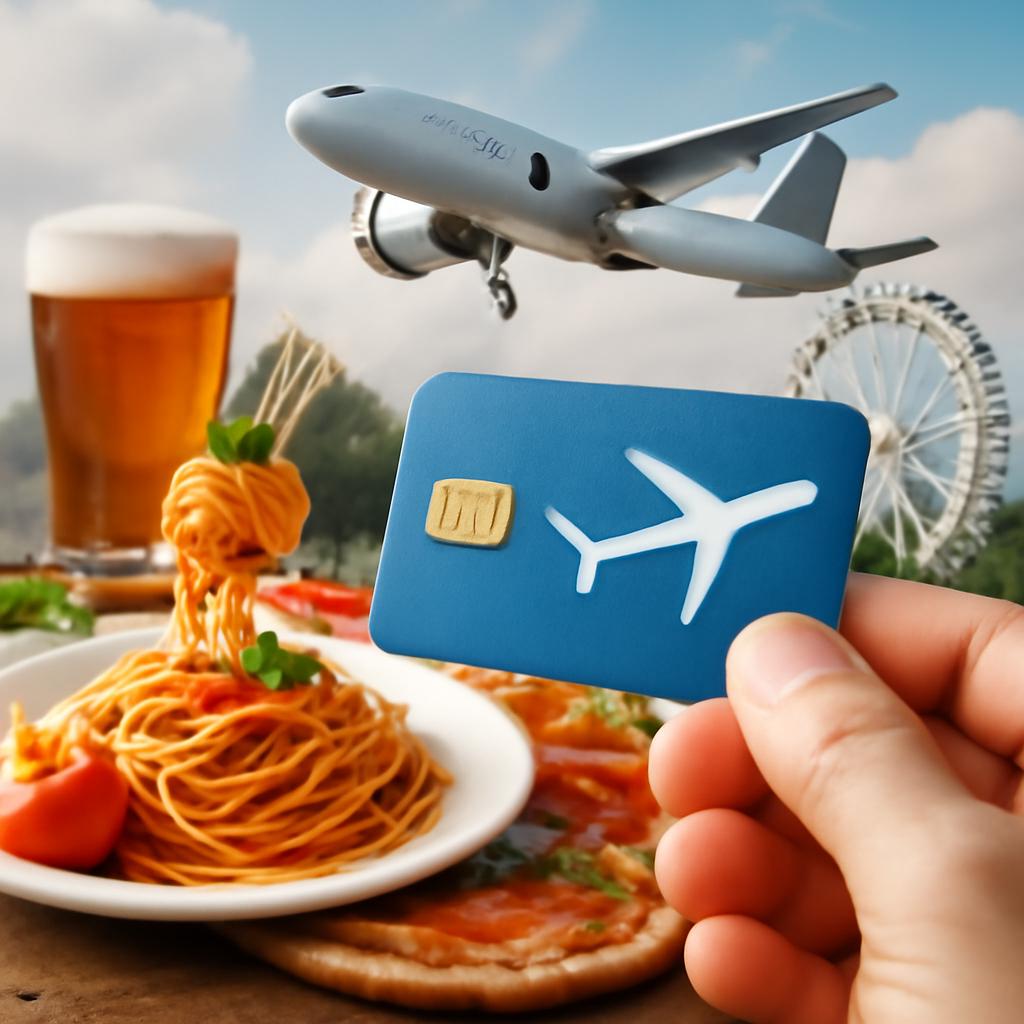 milhas para alimentação e lazer