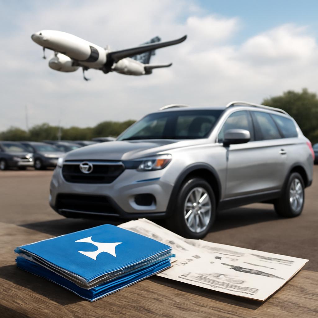 milhas para aluguel de carros SUV