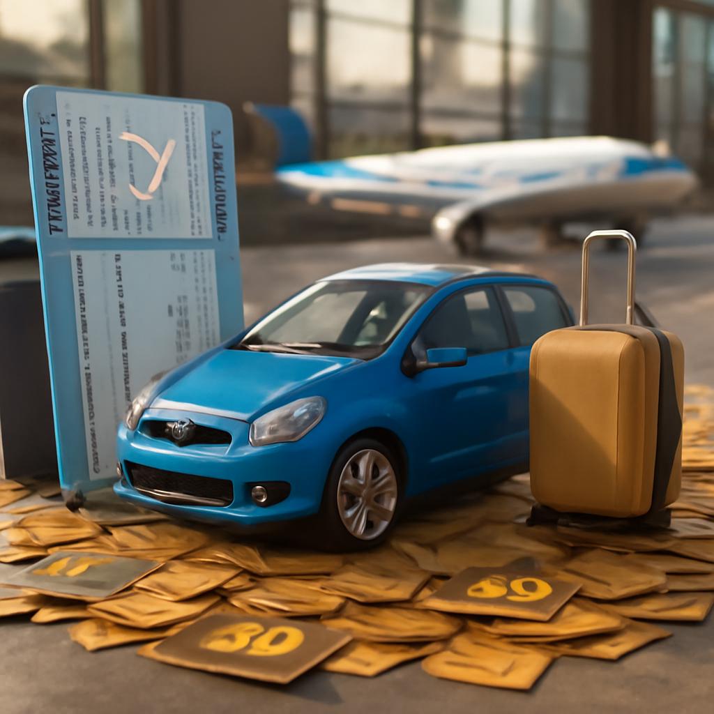 milhas para aluguel de carros compactos
