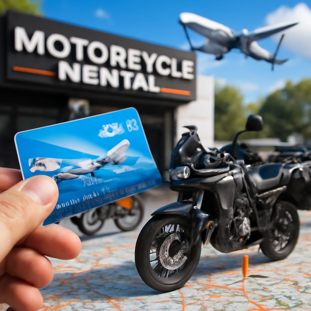 milhas para aluguel de motos