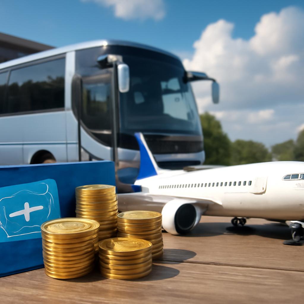 milhas para aluguel de ônibus