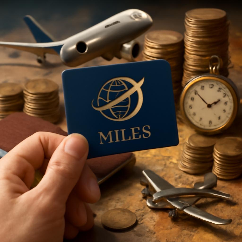 milhas para aquisição de vantagens em viagens