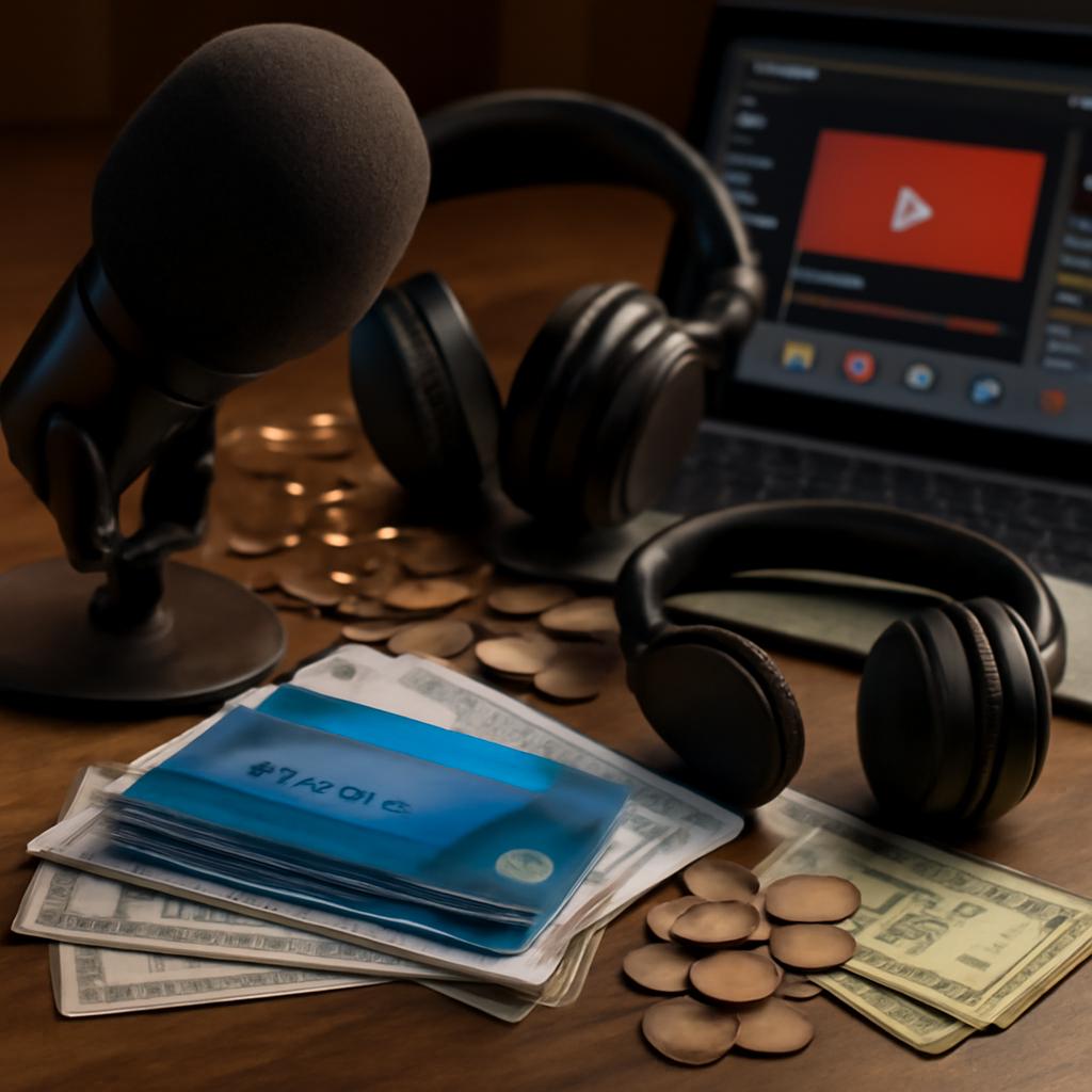 milhas para assinaturas de canais de podcast e vídeo