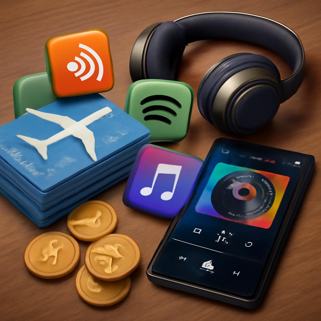 milhas para assinaturas de canais musicais digitais streaming