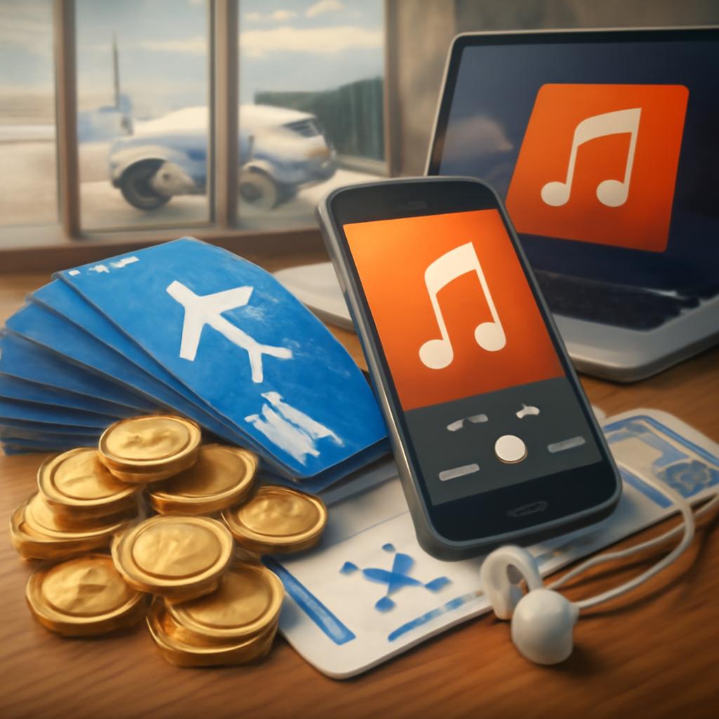 milhas para assinaturas de canais musicais online