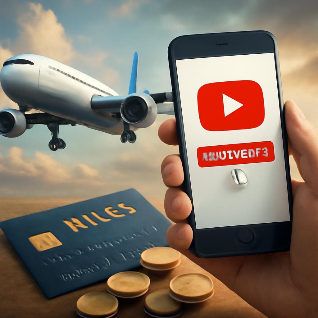 milhas para assinaturas de canais youtube