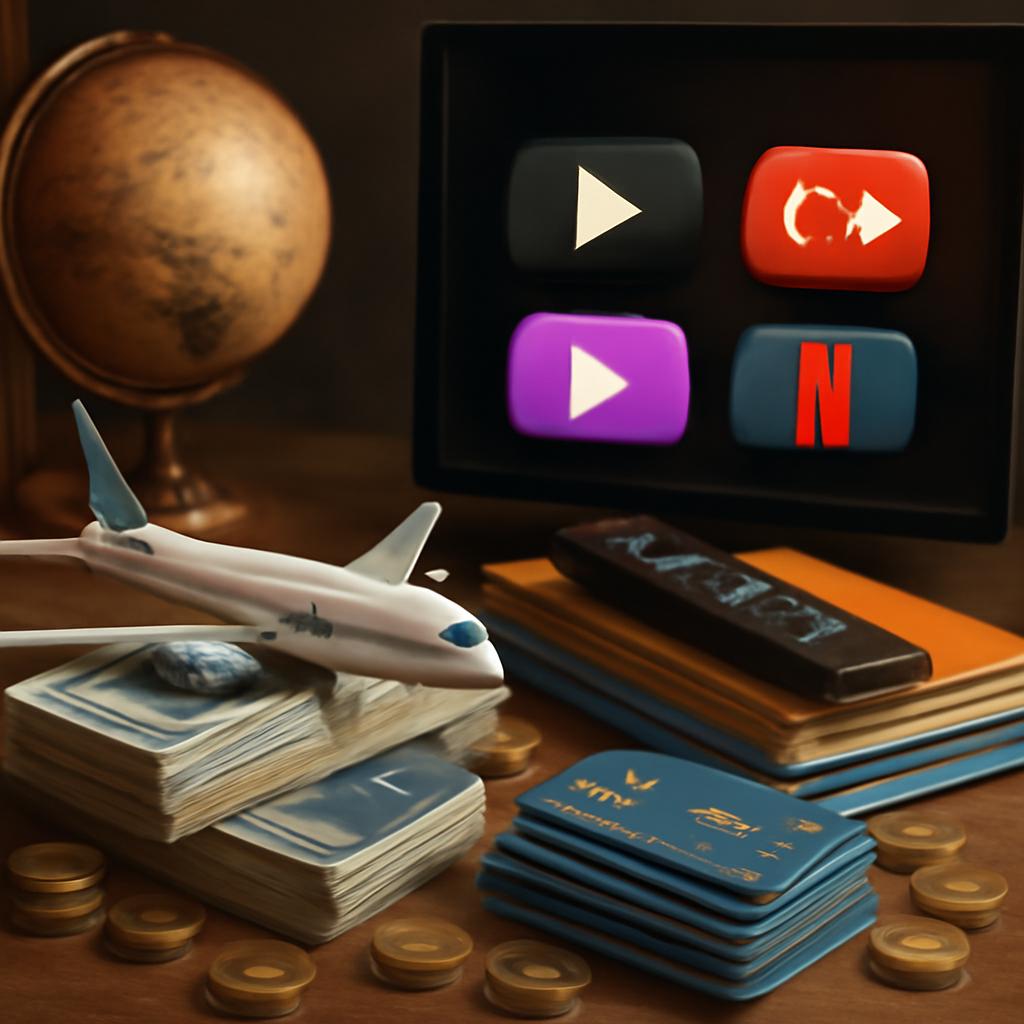 milhas para assinaturas de plataformas de vídeo